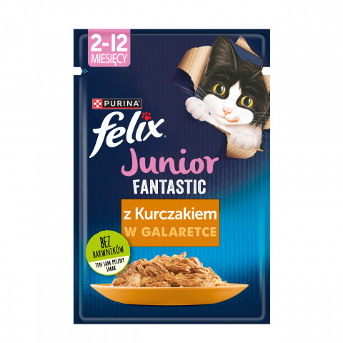  Felix Fanstastic Junior - Nassfutter für Katzen - 85 g - Fotogalerie 1