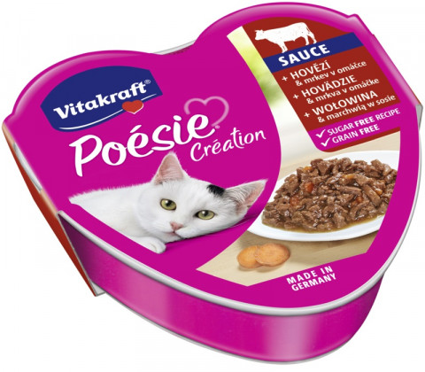 VITAKRAFT POESIE CREATION SOS Rind/Karotte - Katzennassfutter - 85 g - Fotogalerie 1