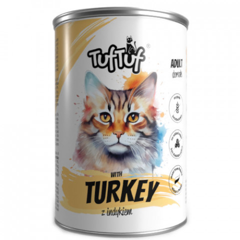 Tuf Tuf Mielonka Mix 3 Geschmacksrichtungen - Nassfutter für Katzen - 24x400g - Fotogalerie 3