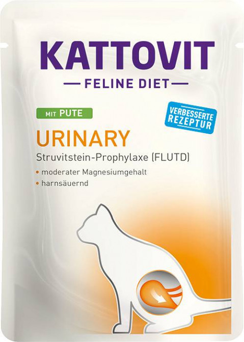 KATTOVIT Feline Diet Urinary Turkey - nassfutter für Katzen - 85g - Fotogalerie 1
