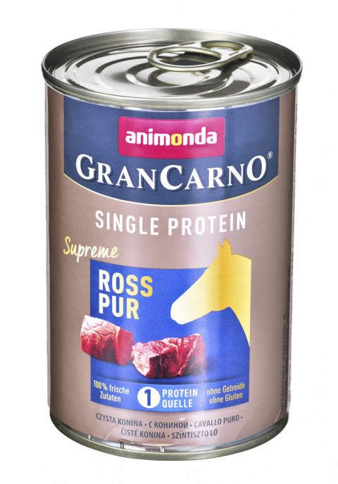 ANIMONDA GranCarno Single Protein Pferdefleisch - Nassfutter für Hunde - 400 g - Fotogalerie 1