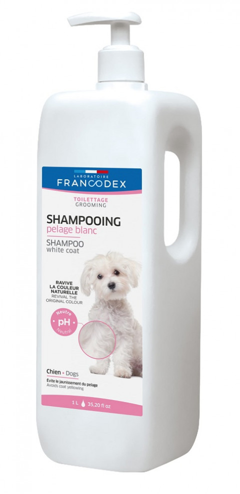 FRANCODEX White coat - Shampoo für Hunde - 1l - Fotogalerie 1