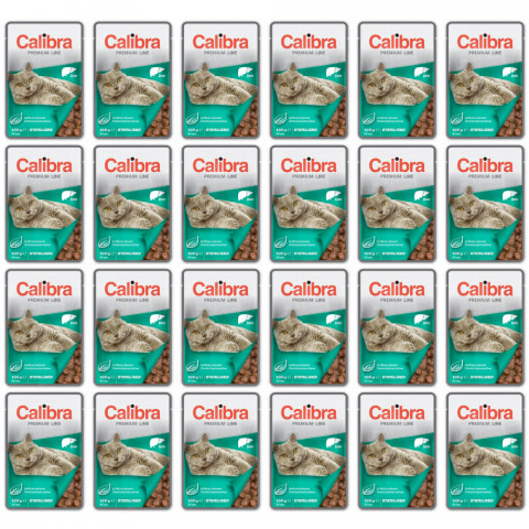 CALIBRA Cat Premium Sterilised Liver - Nassfutter für Katzen - 24x100g - Fotogalerie 1