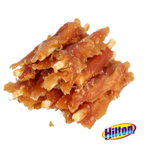 HILTON Chicken inserted with white rawhide stick - Hundeleckerli - 500 g - Fotogalerie 1