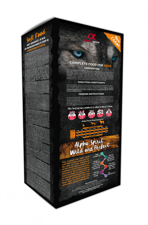 ALPHA SPIRIT Soft food Multiprotein - halbnasses hundefutter - 9kg - Fotogalerie 3