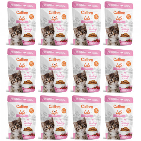 CALIBRA Cat Life Kitten Turkey in gravy - Nassfutter für Katzen - 12x85g - Fotogalerie 1
