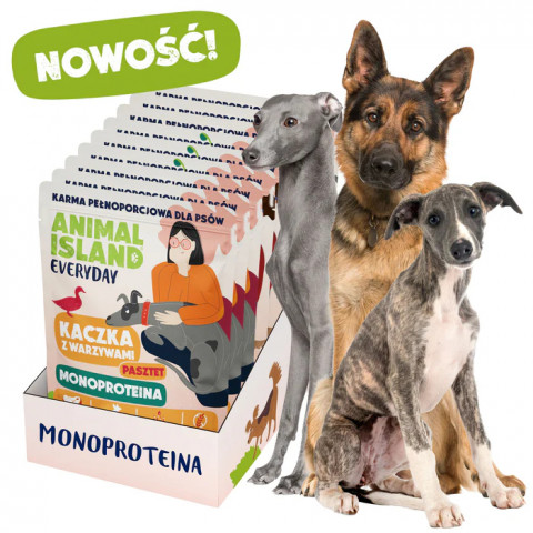 ANIMAL ISLAND Everyday Monoprotein Veal, Duck, Turkey - Nassfutter für Hunde - 9x300g - Fotogalerie 3