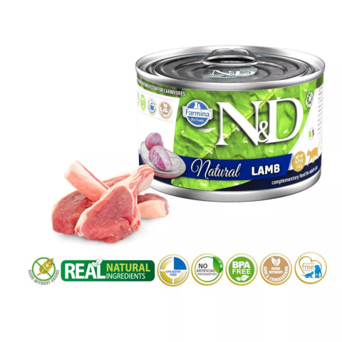FARMINA N&D Cat Natural Lamb - Nassfutter für Katzen - 140 g - Fotogalerie 2