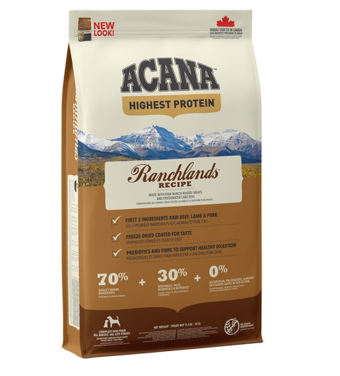 ACANA Highest Protein Ranchlands - trockenfutter für Hunde - 11,4kg - Fotogalerie 1