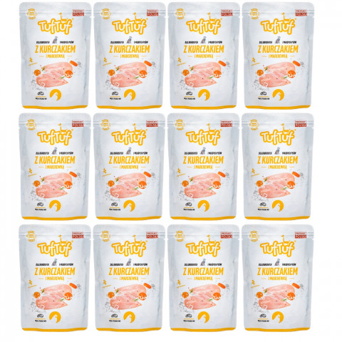 TUF TUF with chicken and carrot - Nassfutter für Hunde - 12x300g - Fotogalerie 1