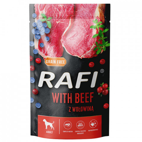 DOLINA NOTECI Rafi with beef - nassfutter für Hunde - 500g - Fotogalerie 1