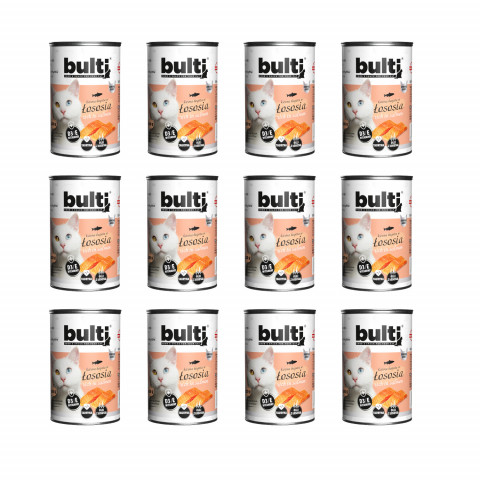BULTI Rich in salmon - nassfutter für Katzen - 12x400g - Fotogalerie 1