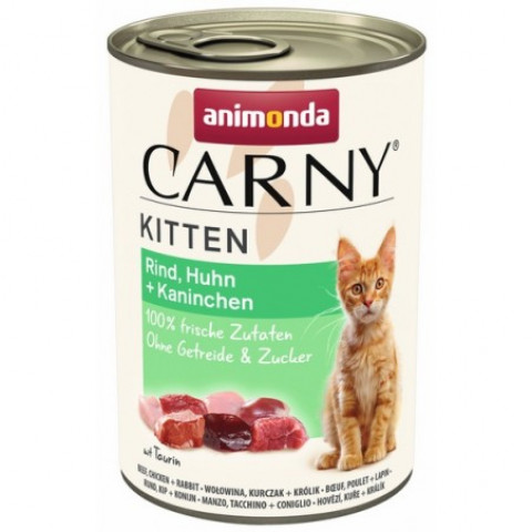 ANIMONDA Carny Kitten Beef, chicken, rabbit - Nassfutter für Katzen - 400 g - Fotogalerie 1