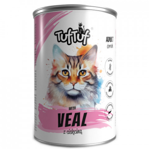 Tuf Tuf Mielonka Mix 3 Geschmacksrichtungen - Nassfutter für Katzen - 24x400g - Fotogalerie 6