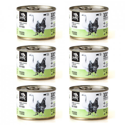 3COTY 29. Chicken and goose - nassfutter für Katzen - 6x180g - Fotogalerie 1