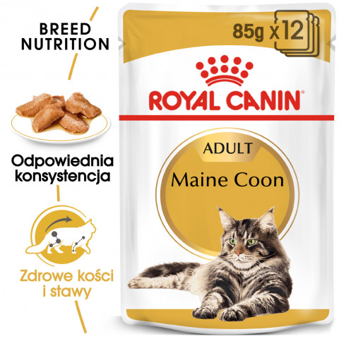 ROYAL CANIN FBN Maine Coon - Nassfutter für Katzen - Beutel 12x 85g - Fotogalerie 2
