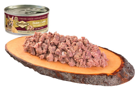 CARNILOVE Cat Huhn & Lamm Weißes Muskelfleisch – Nassfutter für Katzen – 100 g - Fotogalerie 2