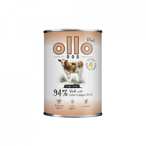OLLO Plus Collagen Veal - Nassfutter für Hunde - 400g - Fotogalerie 1