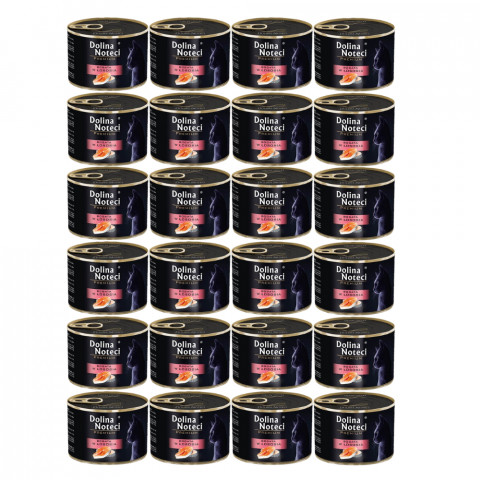 DOLINA NOTECI Premium reich an Lachs - Nassfutter für Katzen - 24x185g - Fotogalerie 1