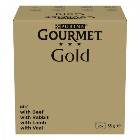 PURINA GOURMET GOLD Mousse Mix 4 Geschmacksrichtungen - Nassfutter für Katzen - 96x85g - Fotogalerie 1