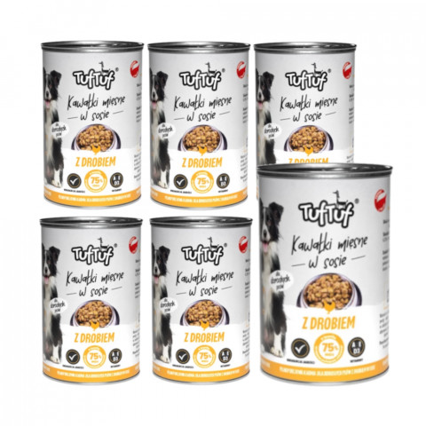 TUF TUF Meatballs mit Geflügel - Nassfutter für Hunde - 6x415g - Fotogalerie 1