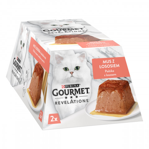  PURINA Gourmet Revelations Lachs - Nassfutter für Katzen - 2x57 g - Fotogalerie 1