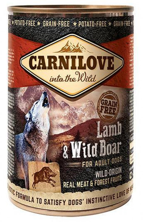 CARNILOVE Into the Wild Lamb&Wild Boar - Nassfutter für Hunde - 400 g - Fotogalerie 1