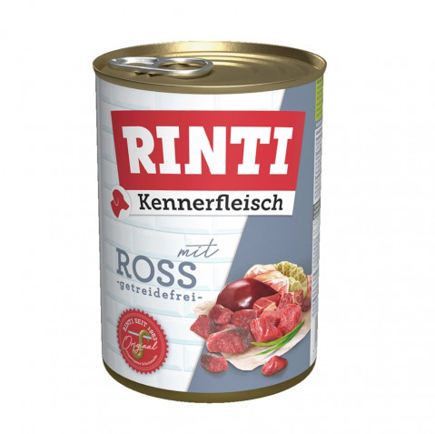 RINTI Kennerfleisch Horse - Nassfutter für Hunde - 400g - Fotogalerie 1