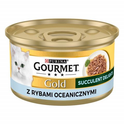 PURINA Gourmet Gold Succulent Delights Ocean fish - Nassfutter für Katzen - 85g - Fotogalerie 1