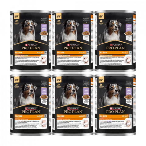 PURINA Pro Plan Everyday nutrition All size Adult Turkey in jelly - Nassfutter für Hunde - 6x400g - Fotogalerie 1