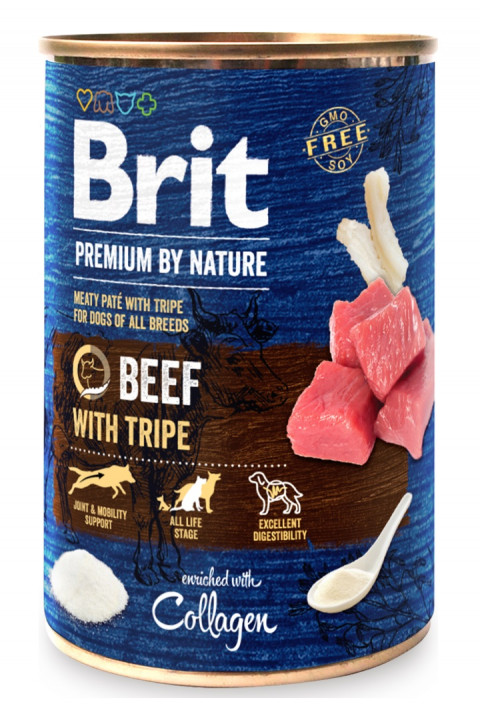 BRIT Premium by Nature Beef with tripe - nassfutter für Hunde - 400g - Fotogalerie 1