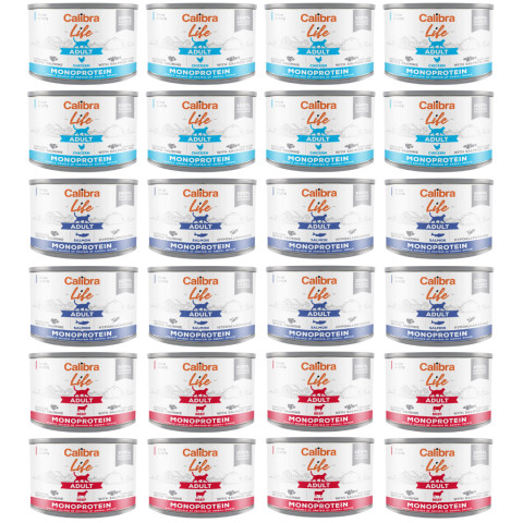 CALIBRA Cat Life Adult MIX - Nassfutter für Katzen - 24x200g - Fotogalerie 1