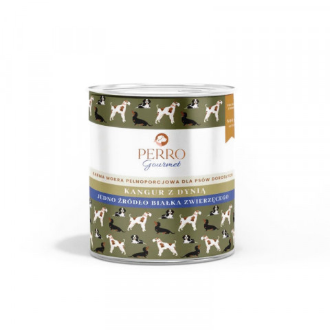 PERRO Gourmet Kangaroo with pumpkin - Nassfutter für Hunde - 800g - Fotogalerie 1