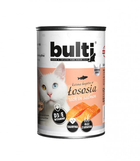 BULTI Hackfleisch MIX 2 Fischgeschmacksrichtungen – Nassfutter für Katzen – 12 x 400 g - Fotogalerie 2