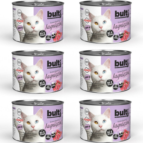 BULTI Rich in lamb - nassfutter für Katzen - 6x200g - Fotogalerie 1
