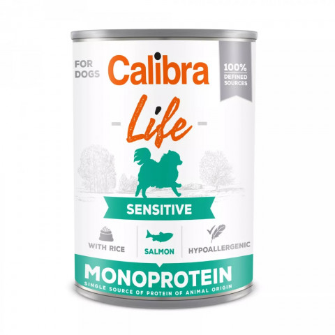 CALIBRA Life Sensitive Salmon with rice - nassfutter für Hunde - 400g - Fotogalerie 1