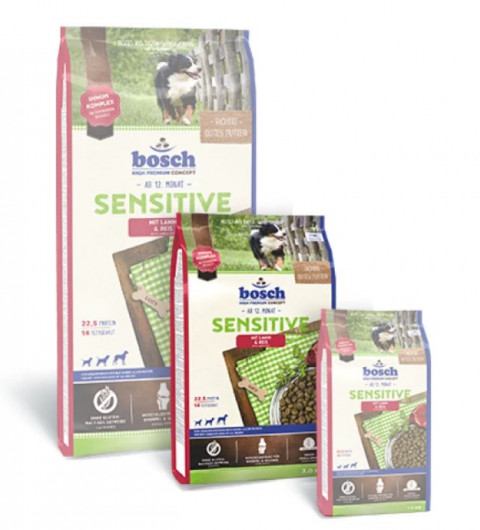 BOSCH Sensitive Lamb & Rice – Futter für Hunde mit empfindlichem Magen mit Lamm und Reis 3 kg - Fotogalerie 2