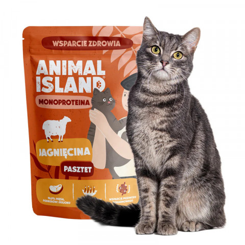 ANIMAL ISLAND Mono Lamb - nassfutter für Katzen - 100g - Fotogalerie 2