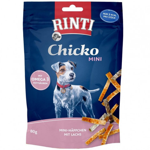 RINTI Chicko Mini Chicken and salmon - leckerli für hunde - 80g - Fotogalerie 1