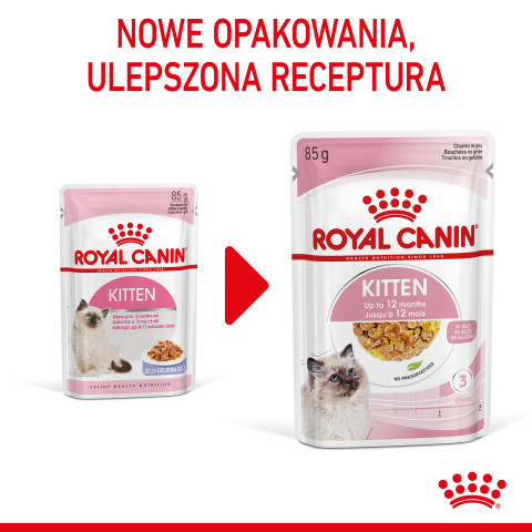 Royal Canin FHN Kitten Instinctive in Sauce - Nassfutter für Kätzchen - 12x85g - Fotogalerie 12