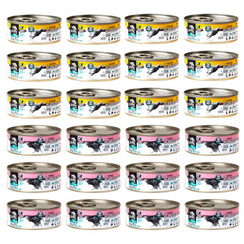 3COTY MIX 2 Geschmacksrichtungen Struvite care – Nassfutter für Katzen – 24x80g - Fotogalerie 1