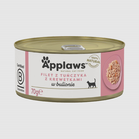 APPLAWS Thunfisch Filet MIX - Nassfutter für Katzen - 12x70g - Fotogalerie 2