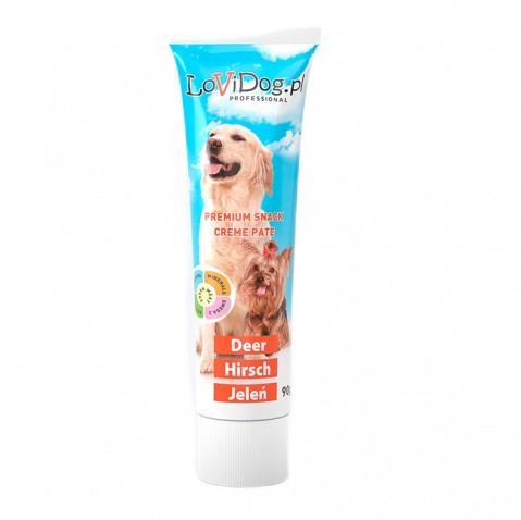 LOVI DOG Deer pate - leckerli für hunde - 90g - Fotogalerie 1