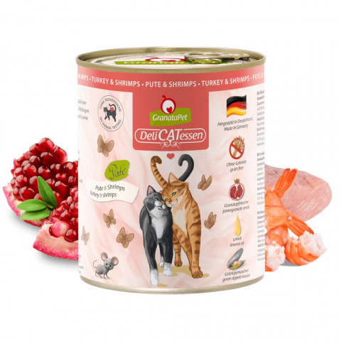 GRANATAPET DeliCATessen Turkey and shrimps - nassfutter für Katzen - 800g - Fotogalerie 3