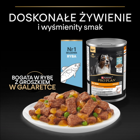 PURINA Pro Plan Everyday nutrition All size Adult Fish in jelly - Nassfutter für Hunde - 6x400g - Fotogalerie 5
