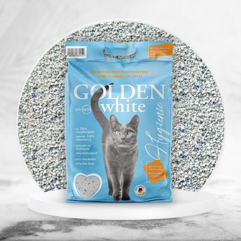 GOLDEN White Hygienic - bentonitstreu - 7kg - Fotogalerie 4