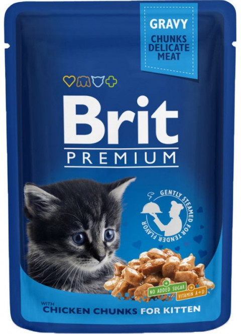 BRIT Premium Cat Kitten Chicken - Nassfutter für Katzen - 100g - Fotogalerie 1