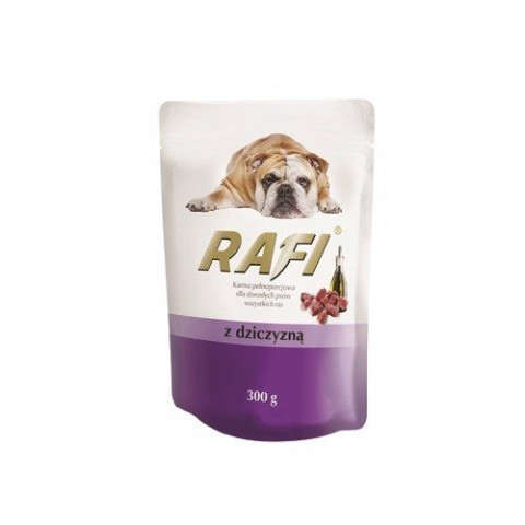 DOLINA NOTECI RAFI Nasses Hundefutter Wildfleisch, Heidelbeere, Preiselbeere 300 g - Fotogalerie 2