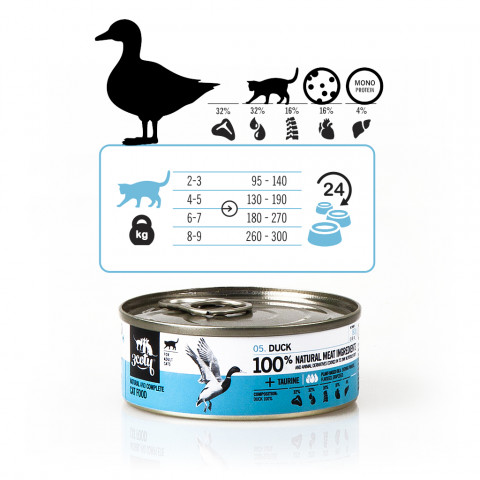 3COTY Duck - nassfutter für Katzen - 80g - Fotogalerie 2