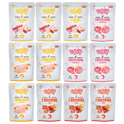 TUF TUF MILLION Flavours - Nassfutter für Hunde - 12x100g - Fotogalerie 1
